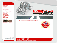Tablet Screenshot of fahrschule-behm.de